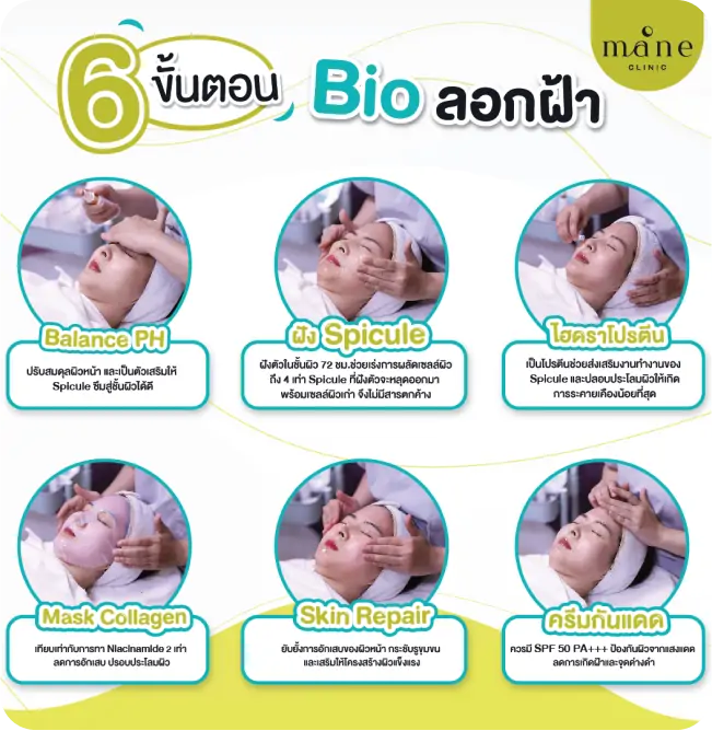 6 ขั้นตอน Bio ลอกฝ้า